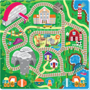 3030 › Railway With DIY Train