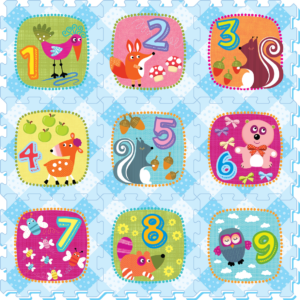 3040BE › Baby Puzzle Mat : Animals