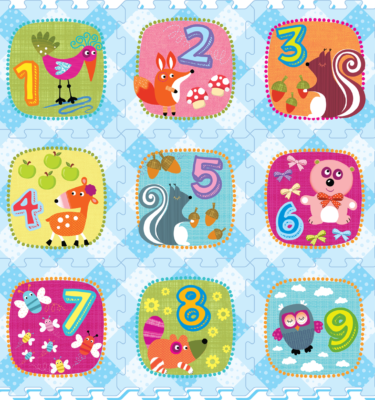 3040BE › Baby Puzzle Mat : Animals