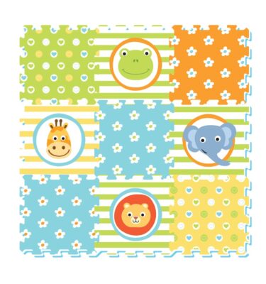3063 - Animal Printed Puzzle Mat (9pcs)