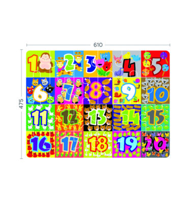 3252HT - Number Printed Jigsaw Puzzle (24pcs)