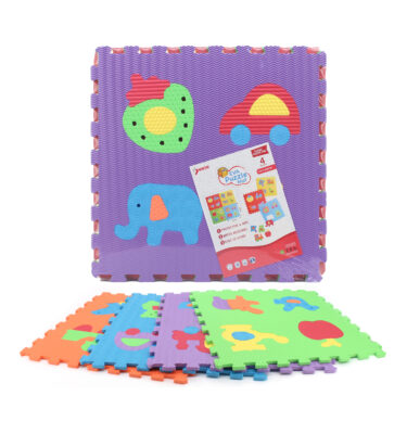 8402B3 - 4pcs Mix Texture Puzzle Mat