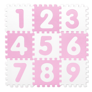1001B3(AB) › Antibacterial Puzzle Mat : Numbering