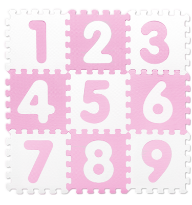 1001B3(AB) › Antibacterial Puzzle Mat : Numbering
