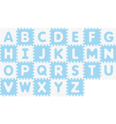 1002B3(AB) › Antibacterial Puzzle Mat : Alphabet