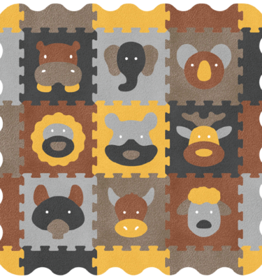 5511 › Puzzle With Borders : Animal World