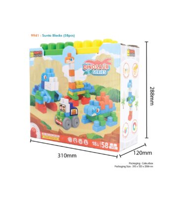 9941 - SUNTA BLOCKS - DINOSAUR (58PCS)
