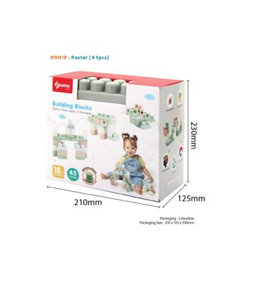 9901P - SUNTA PASTEL BLOCKS (43PCS)