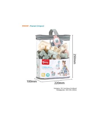 9905P - SUNTA PASTEL BLOCKS (42PCS)