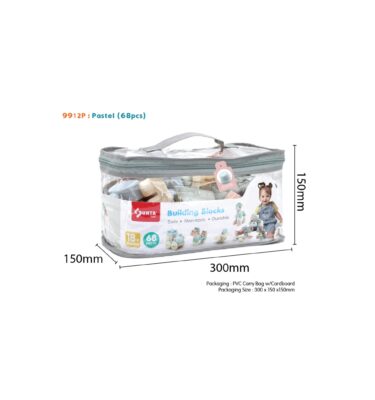 9912P - SUNTA PASTEL BLOCKS (68PCS)