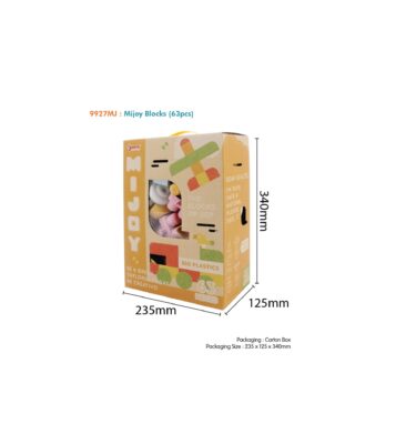 9927MJ - MIJOY BLOCKS - (63PCS)
