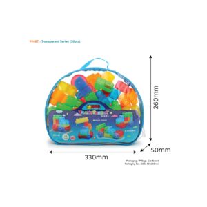 9948T - SUNTA TRANSPARENT BLOCKS (38PCS)