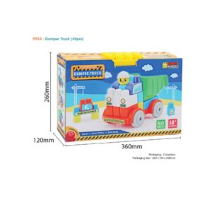 9954 - SUNTA BLOCKS - DUMP TRUCK (40PCS)