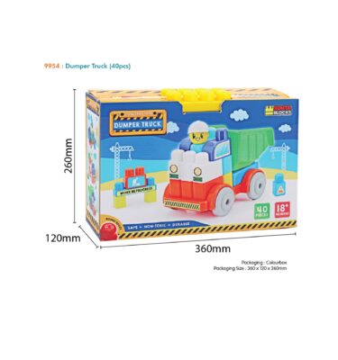 9954 - SUNTA BLOCKS - DUMP TRUCK (40PCS)