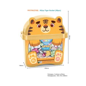 9957MJ - MIJOY BLOCKS - ANIMAL BUCKET (30PCS)