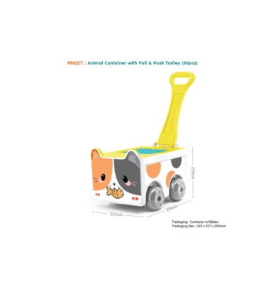 9962CT - SUNTA BLOCKS - CAT CONTAINER TROLLEY (30PCS)
