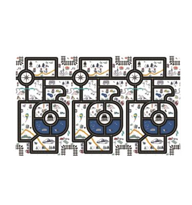 3044R(S) / 3044R - UPTOWN WITH ROAD TRACK PLAY MAT