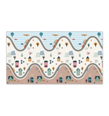 3051R - COUNTRY VILLAGE BABY PLAY MAT
