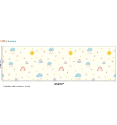 3056R(L) - RAINBOW PATTERN INDOOR RUNNER MAT