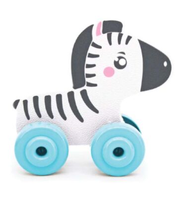 3502ZBR - PUSH & PLAY ANIMALS: ZEBRA