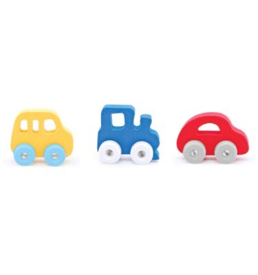 3504B-2 - PUSH & PLAY SOFT TOY : VEHICLE