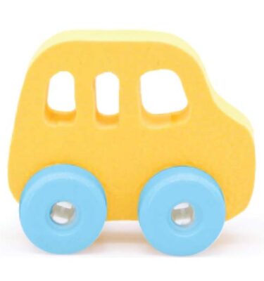 3504BUS - PUSH & PLAY SOFT TOY : BUS