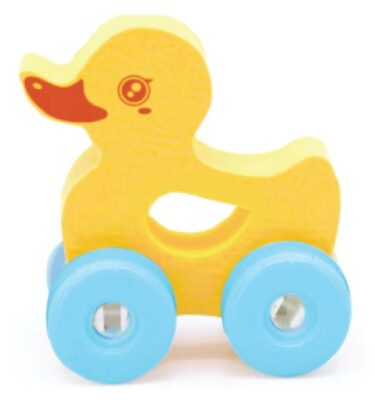 3505DUK - PUSH & PLAY SOFT TOY : DUCK