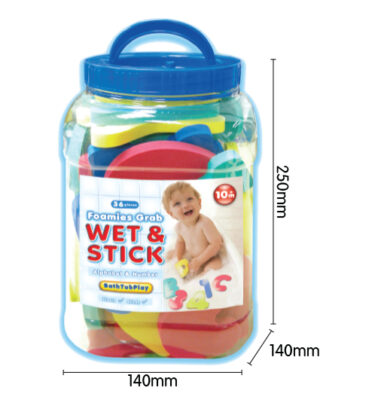 1321 - BATHTUB TOY: ALPHABET & NUMBER