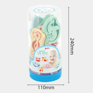 1332N(J) - BATHTUB TOY: SILKSCREEN PRINTED AQUATIC