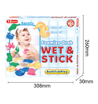 1322 - PRINTED BATHTUB TOY: AQUATIC