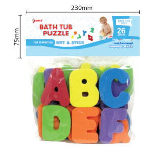 1326A - BATHTUB TOY: ALPHABET