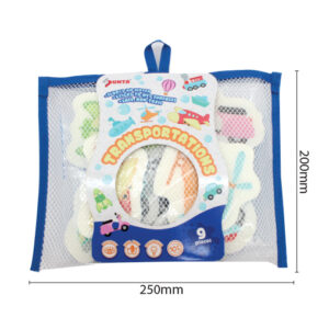 1328TP - PRINTED BATHTUB TOY: TRANSPORTATION