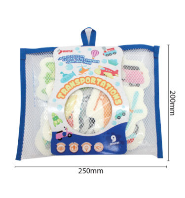 1328TP - PRINTED BATHTUB TOY: TRANSPORTATION