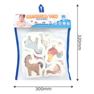 1338HF - PRINTED BATHTUB TOY: HAPPY FARM