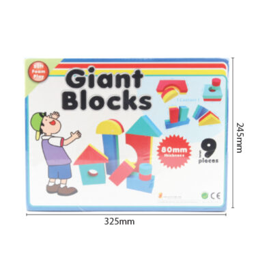 1720 - GIANT FOAM BLOC (9PCS)