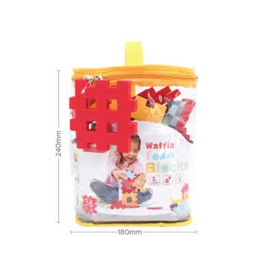 1732 - WAFFLE FOAM BLOCKS (36PCS)