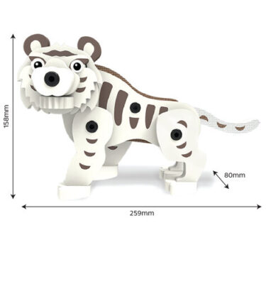3879 › D.I.Y. EVA Foam : White Tiger