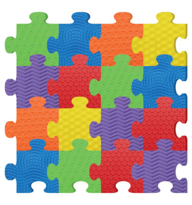 1000B - 16pcs Mix Texture Giant Puzzle