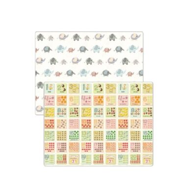 3075/81R- NUMBER & ELEPHANT JUMBO MAT