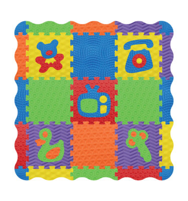 3501B(B3) / 3501P(B3) - Mix Texture Puzzle Mat with Mirror