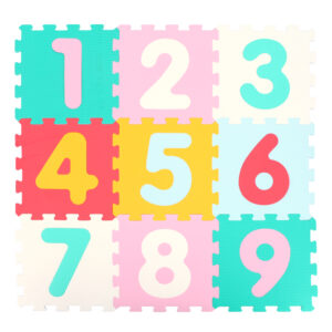 8601/9 - 9pcs Mix Number Puzzle Mat