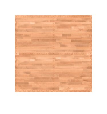 2200B - Wooden Texture Printed Puzzle Mat (4pcs)