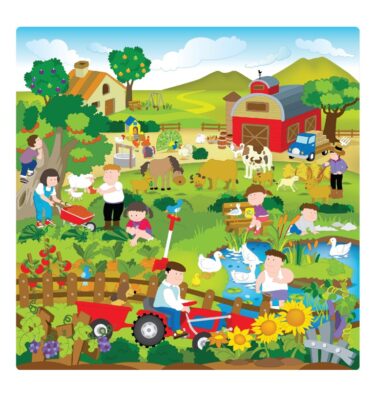 3006R - Farm Printed Roll Mat