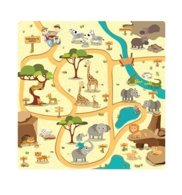 3010R - Safari Printed Roll Mat