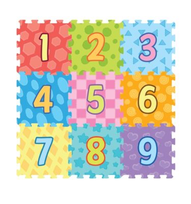 3020 - Number Printed Puzzle Mat (9pcs)