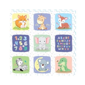 3025 - Safari Educational Printed Puzzle Mat (9pcs)