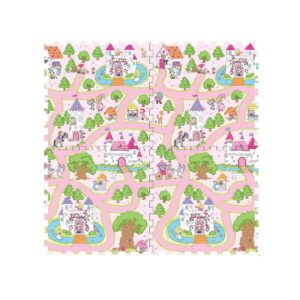 3042 - Princess Day Out Printed Puzzle Mat (4pcs)