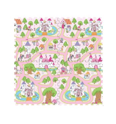 3042 - Princess Day Out Printed Puzzle Mat (4pcs)