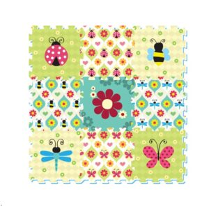 3067 - Ladybird & Friends Printed Puzzle Mat (9pcs)
