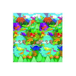 3074 - Dinosaur Printed Puzzle Mat (4pcs)